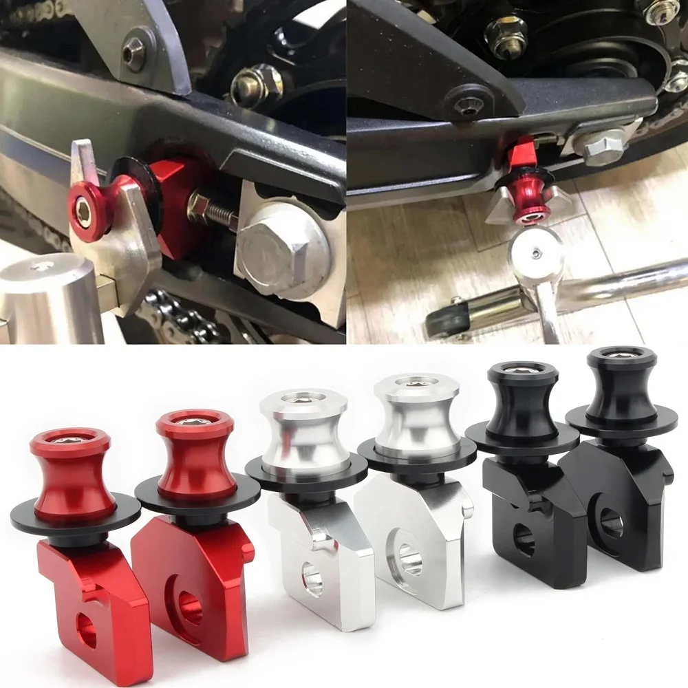 Motorcycle Chain - Slitte Regolabili per Forcellone Posteriore Moto,