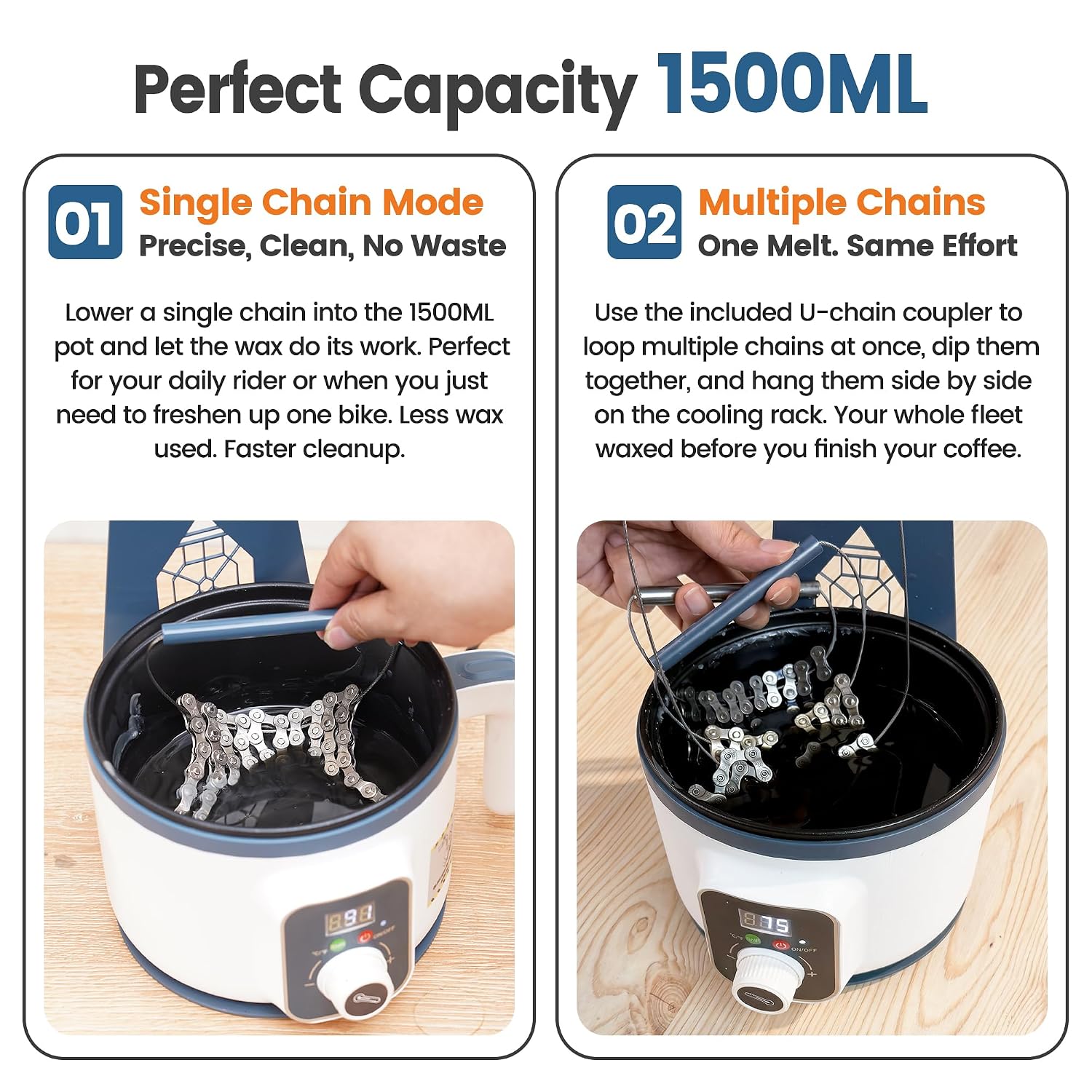 Pentola per sciogliere la cera - Bicycle Chain recensione e prezzo
